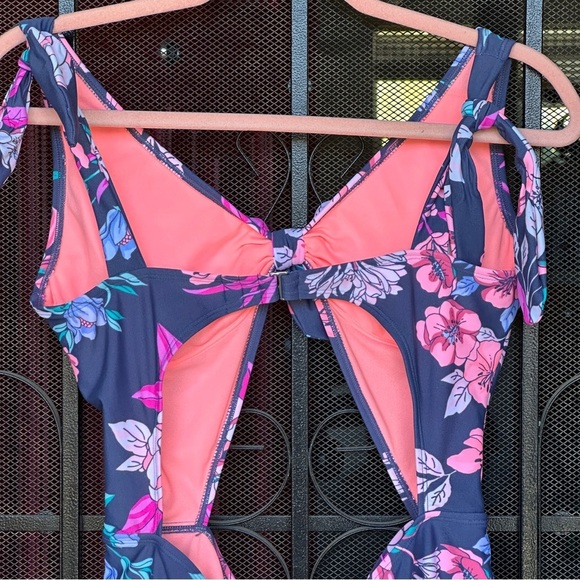 Arizona Jean Co Floral One Piece Bathing Suit Size XXL - Picture 4 of 9
